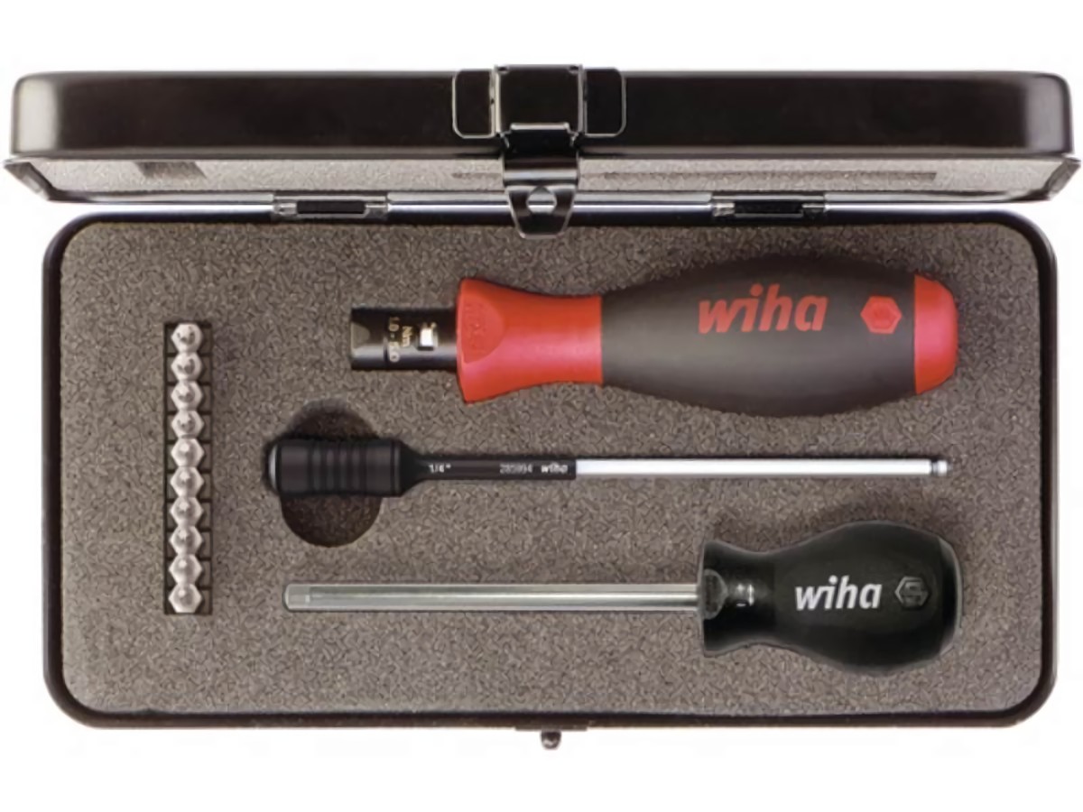 WIHA 34614 Drehmomentschraubendreher-Satz 2852 S10-01 13-teilig 1-5 Nm einstellb