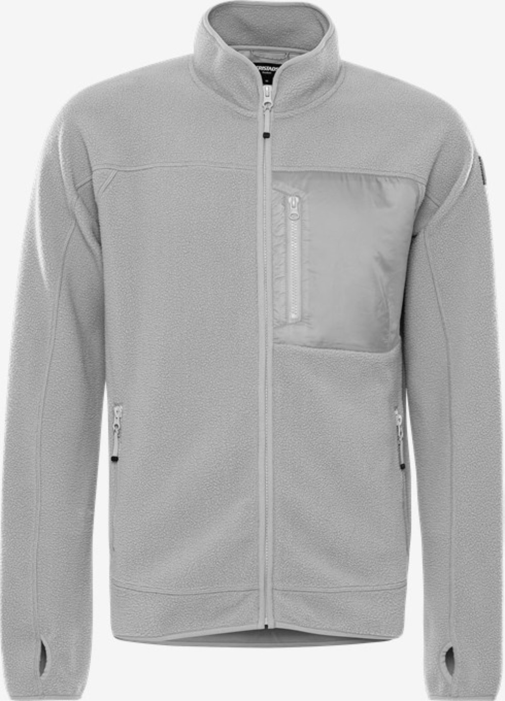 FRISTADS 300524-910 Argon Micro Webpelz-Fleecejacke  Gr.S Grau Melange