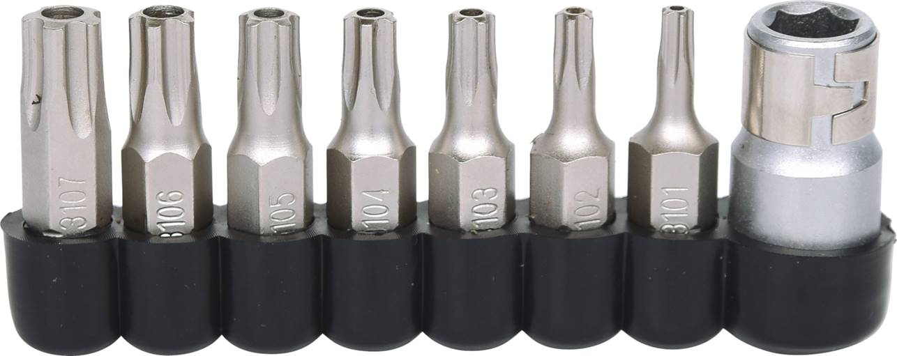 KS Tools 911.1480 1/4'' CLASSIC Bit-Satz für Fünfsternschrauben, 8-tlg.