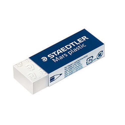 STAEDTLER Radierer Mars plastic 526 50 65x13x23mm PVC weiß