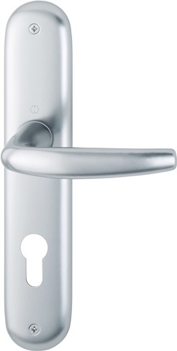 HOPPE 2791598 Langschildgarnitur Atlanta 1530/273P Aluminium F1 PZ 72 mm DIN lin