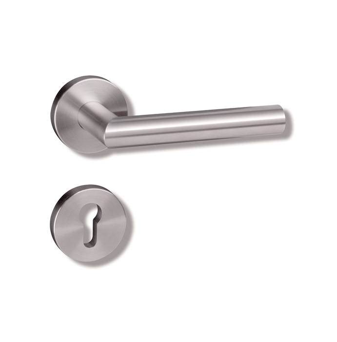 HEWI 162XAH01.230 Rosettengarnitur 162XAH01.230 Edelstahl XA PZ DIN links / rech