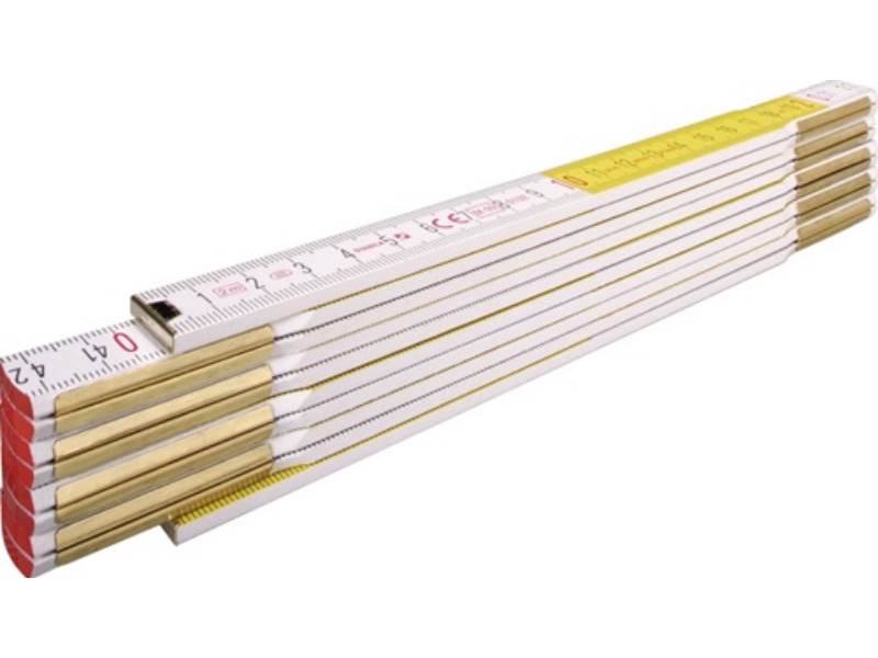 STABILA 01128 Gliedermaßstab 617 Länge 2 m Breite 1,70 cm mm/cm EG III Buchenhol