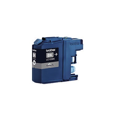 Brother Tintenpatrone LC123BK 600Seiten schwarz