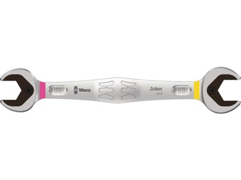 WERA 5020260001 Doppelmaulschlüssel 6002 Joker 20 x 22 mm Länge 261 mm verchromt