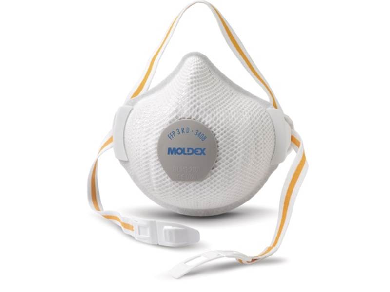 MOLDEX 340801 Atemschutzmaske Air Plus ProValve 340801 FFP3 / V R D mit Ausatemv