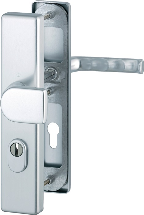 HOPPE 3701822 Schutzgarnitur London 78G/2222ZA/2410/113 Aluminium F1 72 mm 41-46