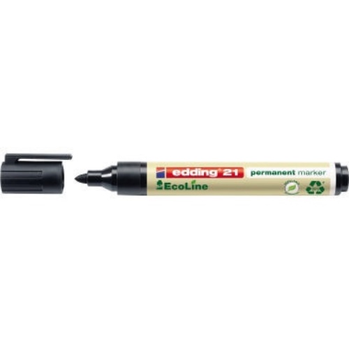 edding Permanentmarker 21 EcoLine 4-21001 1,5-3mm Rundspitze schwarz
