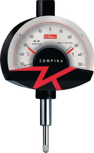 KÄFER 30010 Feinzeiger Compika 1001 0,1 mm Ablesung 0,001 mm mit Stoßschutz