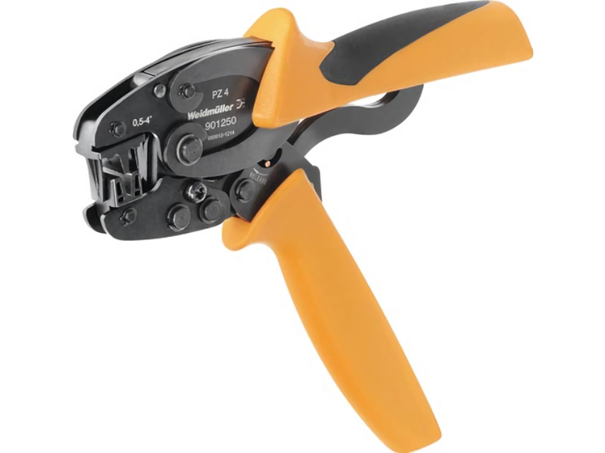 WEIDMÜLLER 9012500000 Crimpzange PZ 4 Länge 200 mm 0,5 - 4 (~AWG 20... 12) mm²