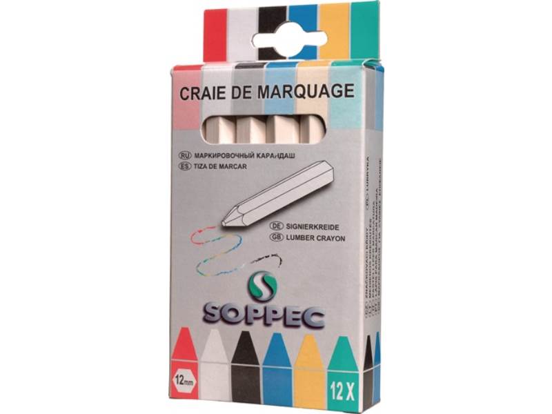 SOPPEC 421100 Markierkreide  weiß unpapiert
