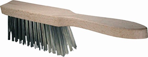 OSBORN 110114-0001 Stahldrahthandfeger  Länge 310 mm Gussstahl 4-reihig