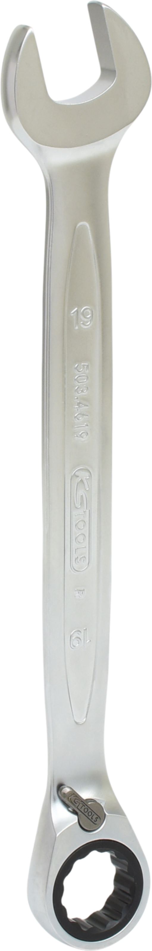 KS Tools 503.4619 GEARplus Ratschenringmaulschlüssel,umschaltbar,19mm