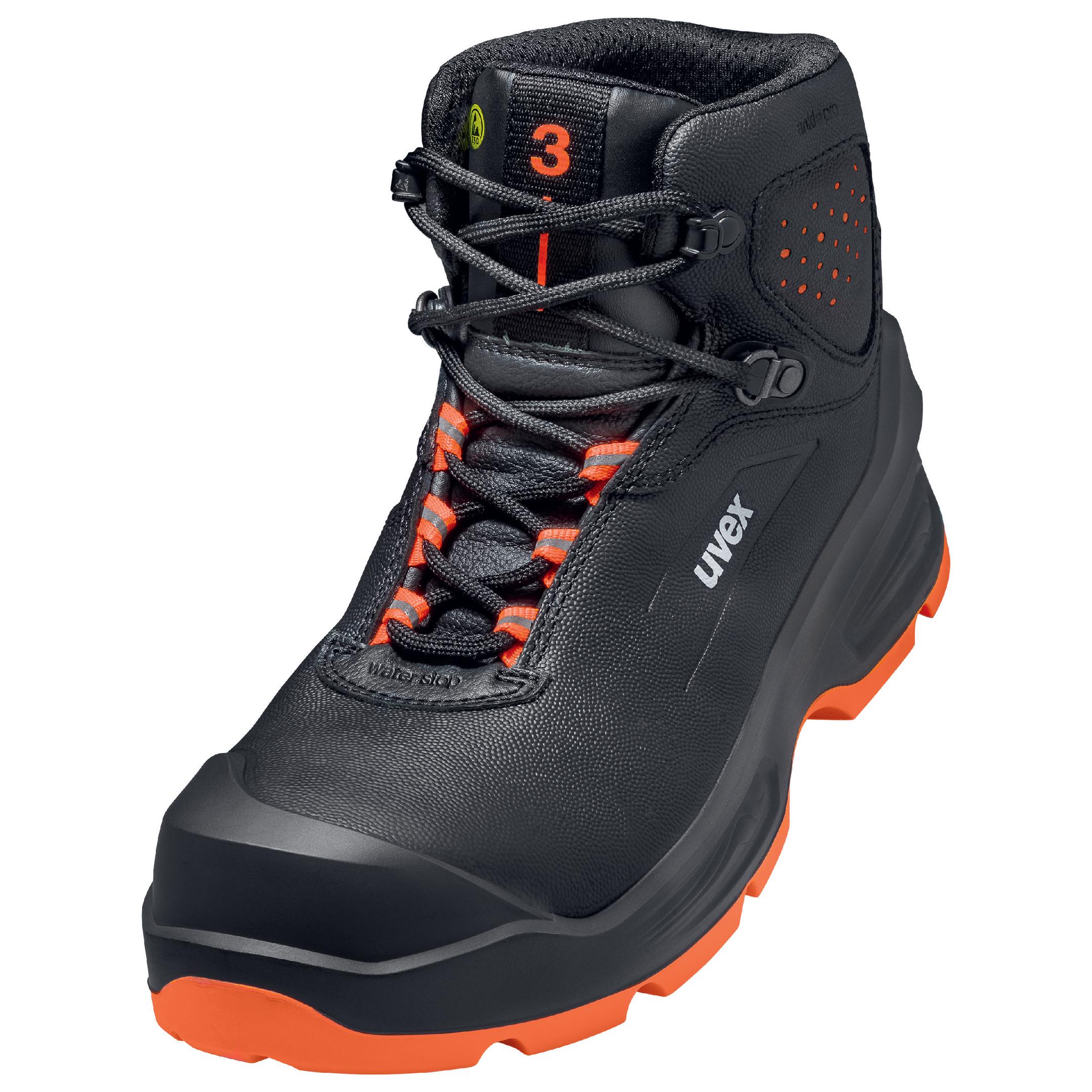 Uvex 6873243 3 Stiefel S3 68732 schwarz, orange Weite 11 Größe 43
