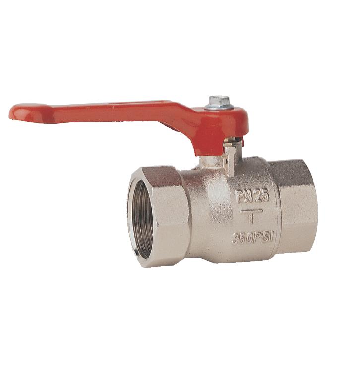 Gr .1'' KUGELHAHN - MESSING - VERNICKELT  BALL VALVE