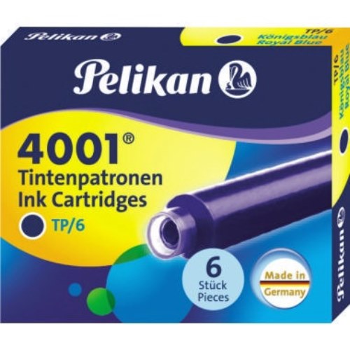 Pelikan Tintenpatrone 4001 TP/6 301176 königsblau 6 St./Pack.