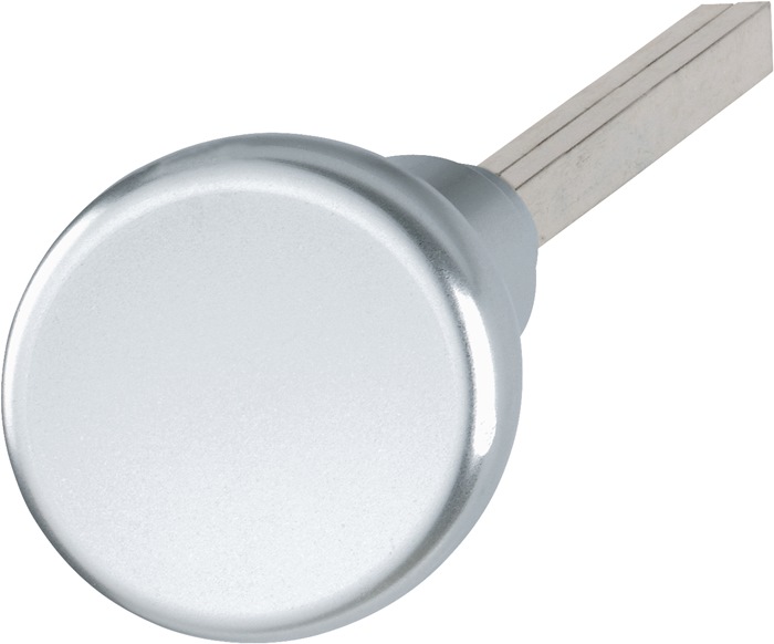 HOPPE 6056634 Knopfdrückerpaar 54 / 54 Material Aluminium F1 drehbar Vierkant 8