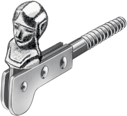 VORMANN 000099005Z Fensterladenfeststeller  Länge 120 mm Stahl blau verzinkt mit