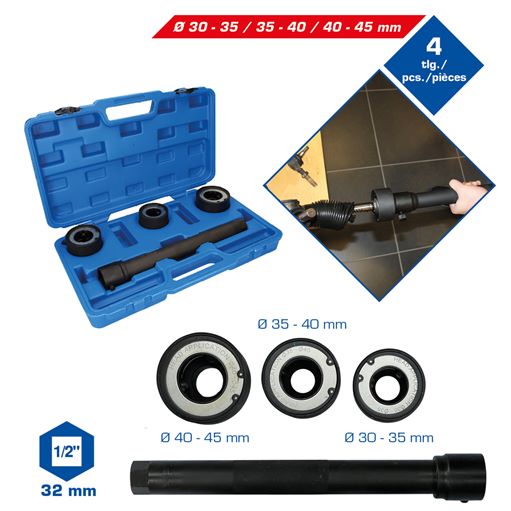 Brilliant Tools  BT661350 Spurstangenwerkzeug-Satz, 4-tlg.