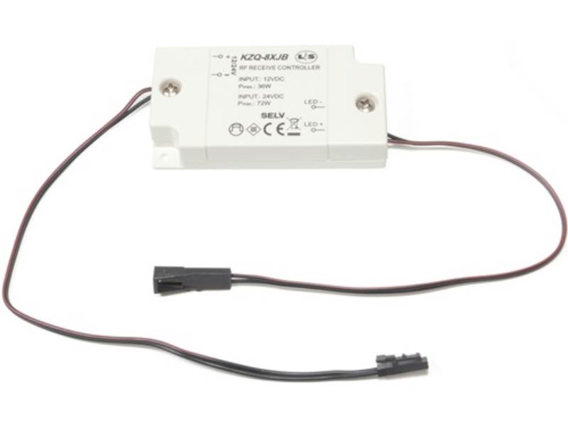 L&S 2000446 LED-Funkdimmer Folgeset weiß 12 / 24 V 36 / 72 W