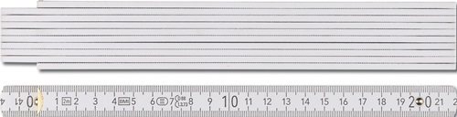 BMI 976907200 Gliedermaßstab 9072 Länge 2 m Breite 16 mm mm/cm EG III Buche weiß