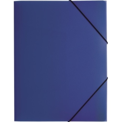 PAGNA Gummizugmappe 21613-07 DIN A4 PP 3Klappen blau