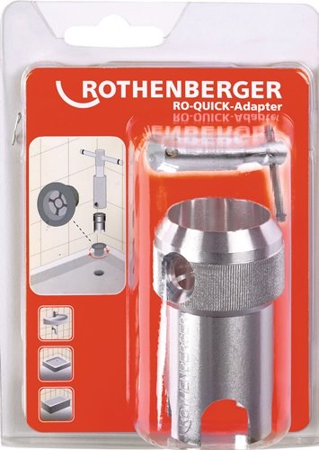 ROTHENBERGER 70413 Ventileinschraubwerkzeug RO-QUICK Länge 75 mm Adapter