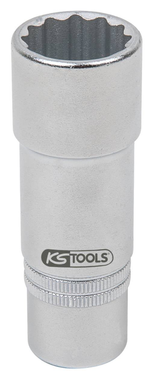 KS Tools 150.2311 1/2'' Einspritzdüsen-Stecknuss, SW 22,0mm 