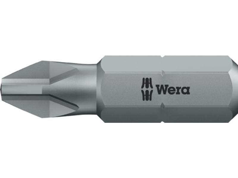 WERA 05072072001 Bit 851/1 Z 1/4 '' PH 2 Länge 25 mm 6-kant