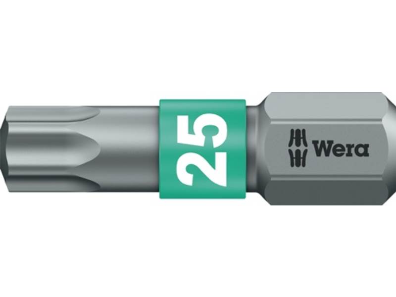 WERA 5066130001 Bit 867/1 BTZ 1/4 Zoll T 40 Länge 25 mm BiTorsion, zähhart