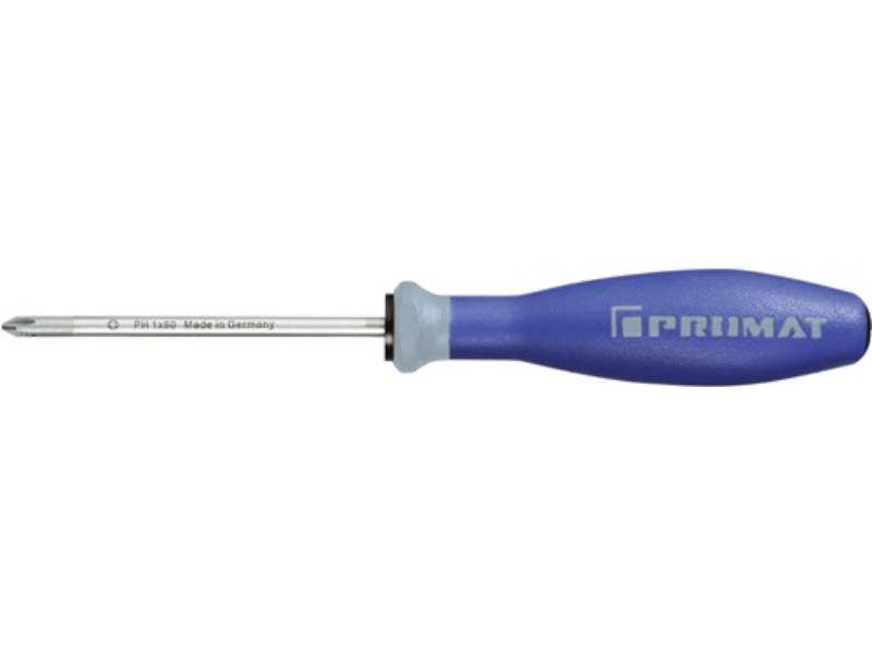 PROMAT  Schraubendreher  Gr.PH 1 Klingenlänge 80 mm 3-Komponentengriff Rundkl