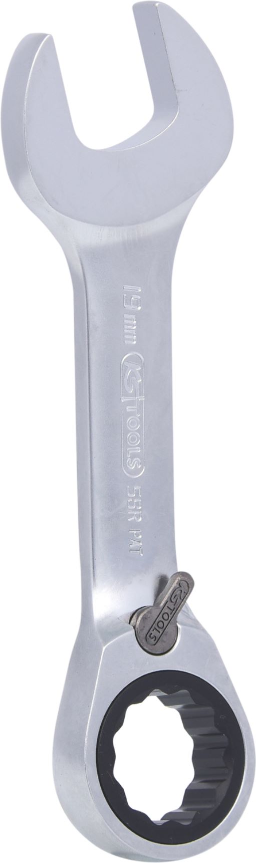 KS Tools 503.4642 GEARplus Ratschenringmaulschlüssel, kurz, 19mm