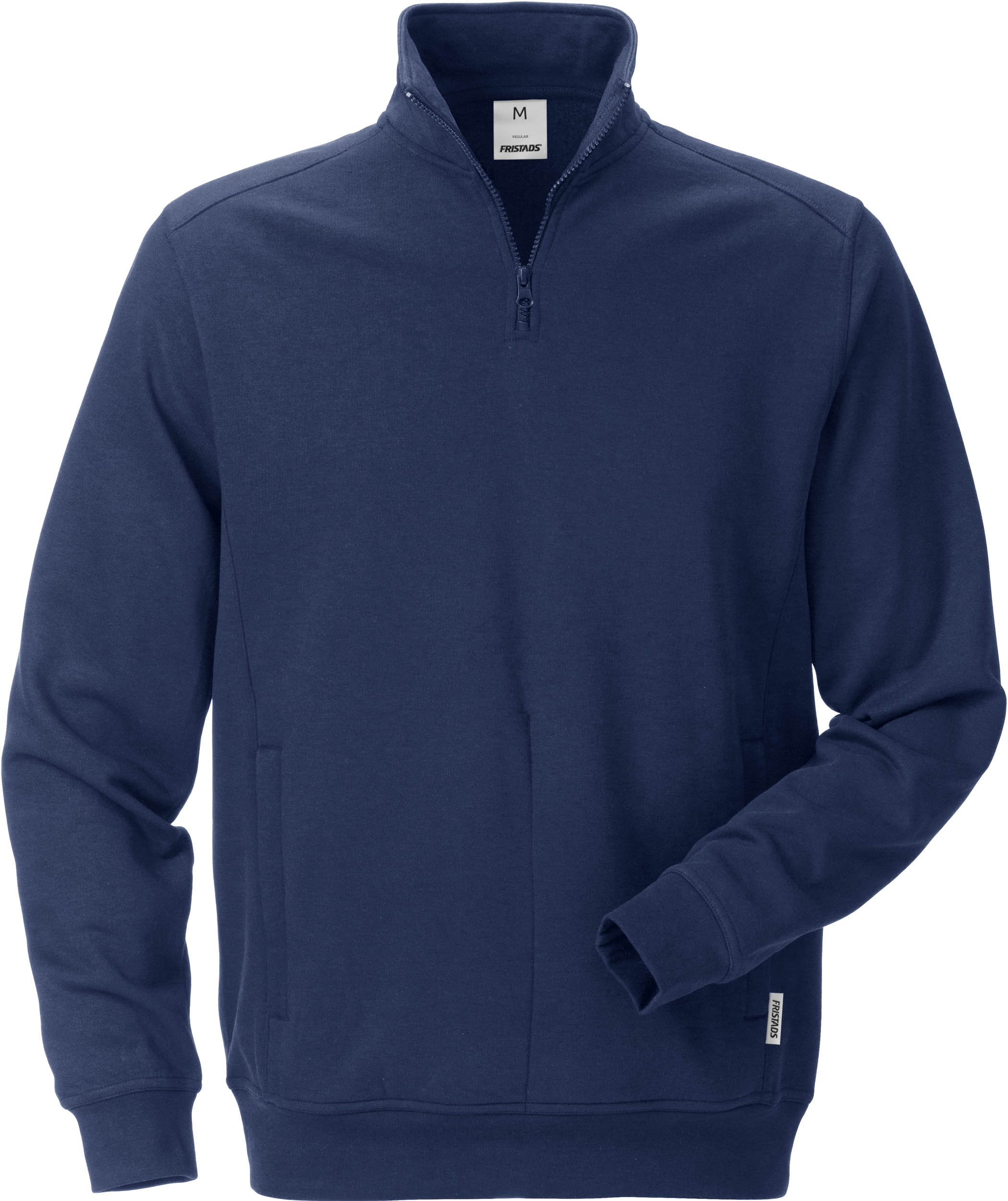 FRISTADS 114140-540 Sweatshirt mit kurzem Reißverschluss 7607 SM  Gr.XL Marinebl