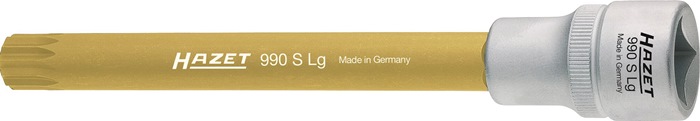 HAZET 990-14 Steckschlüsseleinsatz 990-14 1/2 '' Innen-Vielzahn M14 Länge 58 mm
