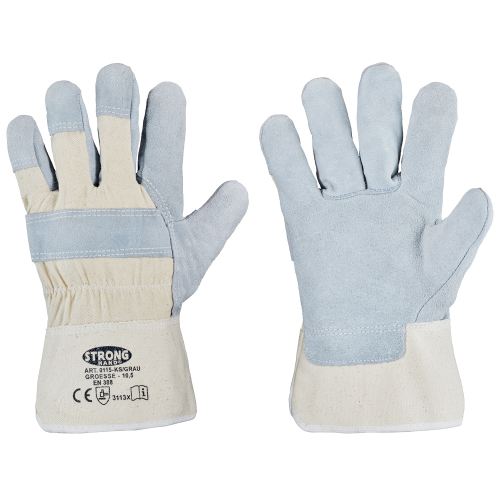 Gr .12 *K S* STRONGHAND® HANDSCHUHE naturfarben *K S* STRONGHAND® GLOVES