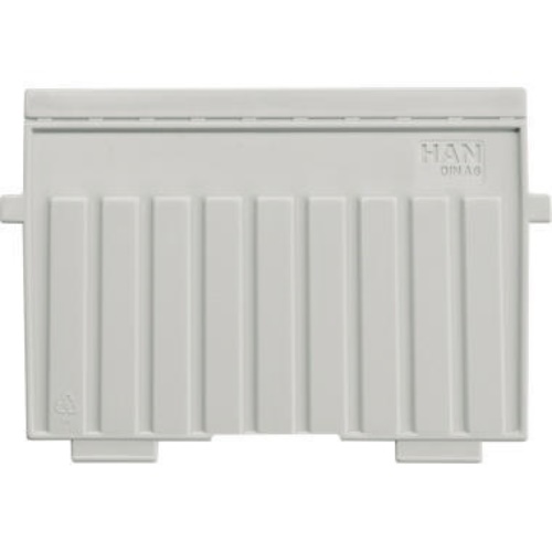 HAN Stützplatte 9026-11 DIN A6 quer Polystyrol lichtgrau