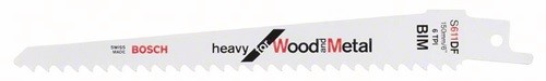 BOSCH 2608656259 Säbelsägeblatt S 611 DF Länge 150 mm Breite 19 mm Zahnteilung T