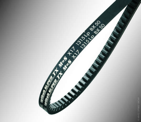 optibelt SUPER TX X17 x 1565 Keilriemen - flankenoffen, verzahnt