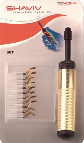 SHAVIV 155-00258 Entgrater-Set  Golden Flex Set B 7 teilig