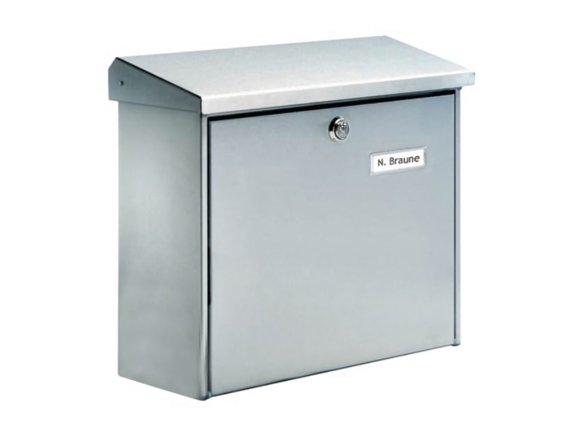 BURG-WÄCHTER 3913 NI Briefkasten Comfort Höhe 340 mm Breite 380 mm Tiefe 148 mm