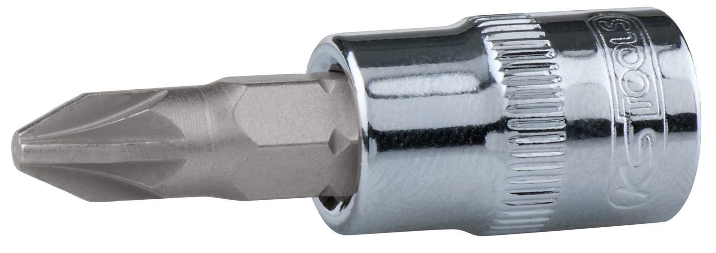 KS Tools 918.1477 1/4'' CHROMEplus Bit-Stecknuss, PZ1