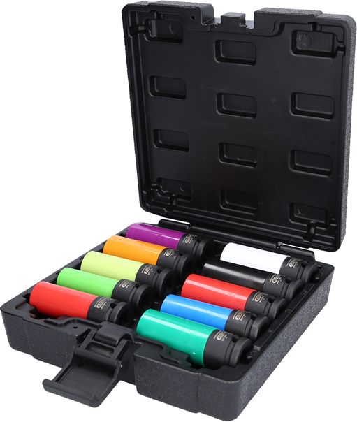 KS Tools 515.0890 1/2'' Spezial-Alu-Felgen Kraft-Stecknuss-Satz, 10-tlg