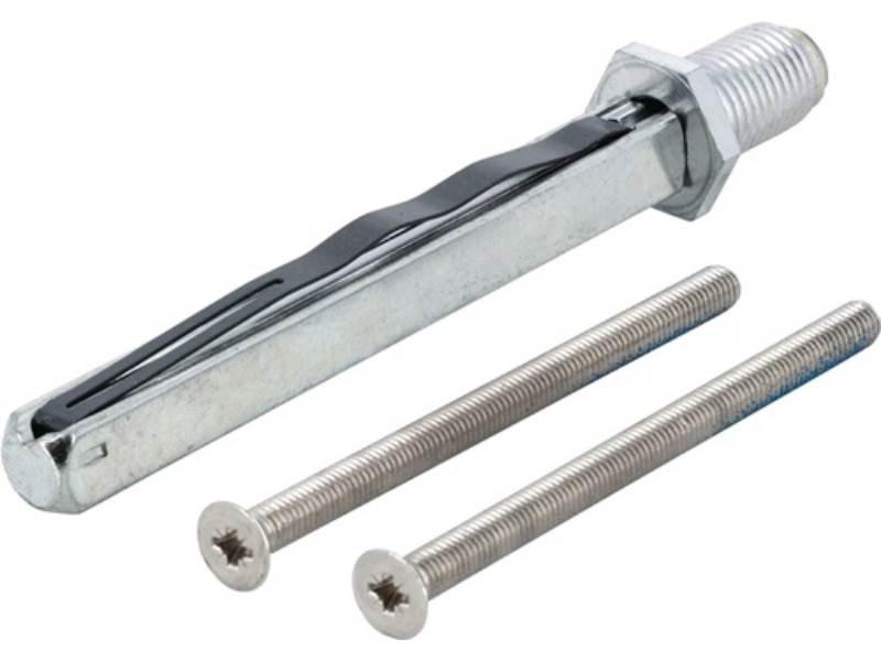 HOPPE 11523657 Befestigungs-Set Sertos® FS-K/G 65-70 mm M5 x 75 Vierkant 9 x 90