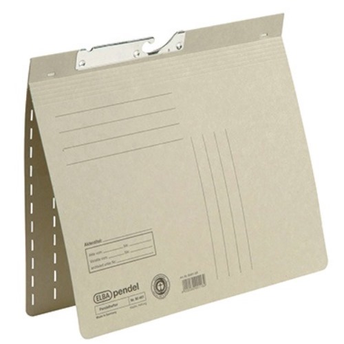 ELBA Pendelhefter 100560103 DIN A4 kfm. Heftung 230g Karton grau