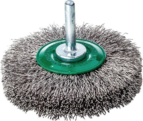 LESSMANN 415362 Rundbürste  Ø 50 mm Drahtstärke 0,3 mm Edelstahl 11 mm 15000 min