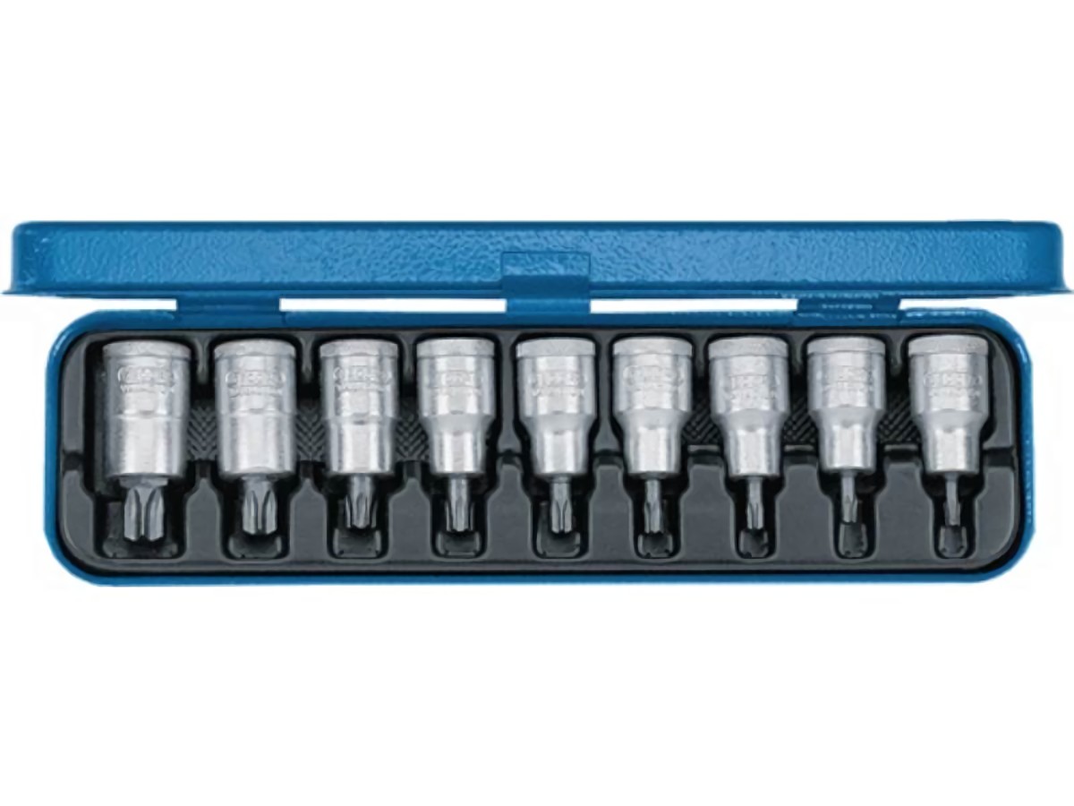 GEDORE 6158970 Steckschlüssel-Satz ITX 19 PM 9-teilig 1/2 '' T20 - T60