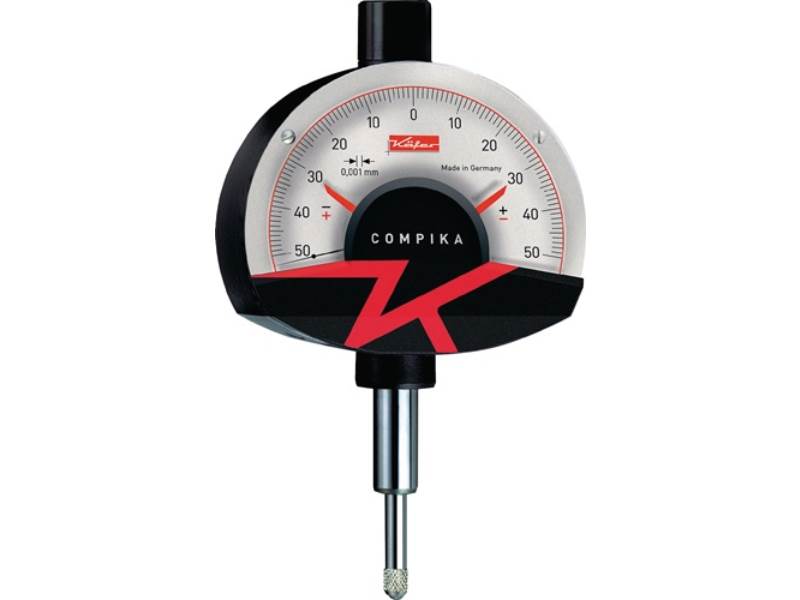 KÄFER 30010 Feinzeiger Compika 1001 0,1 mm Ablesung 0,001 mm mit Stoßschutz