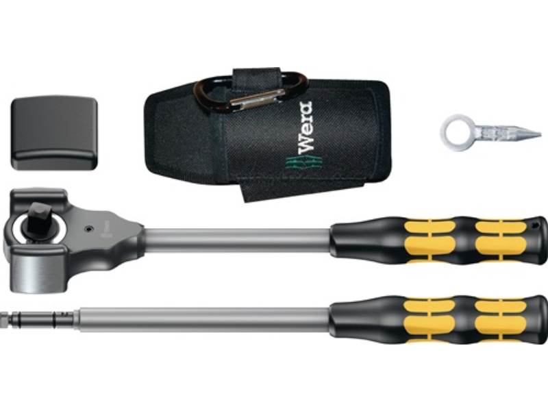 WERA 05133862001 Durchsteckknarre 8002 C Koloss All Inclusive Set 1/2 '' 30 Zähn