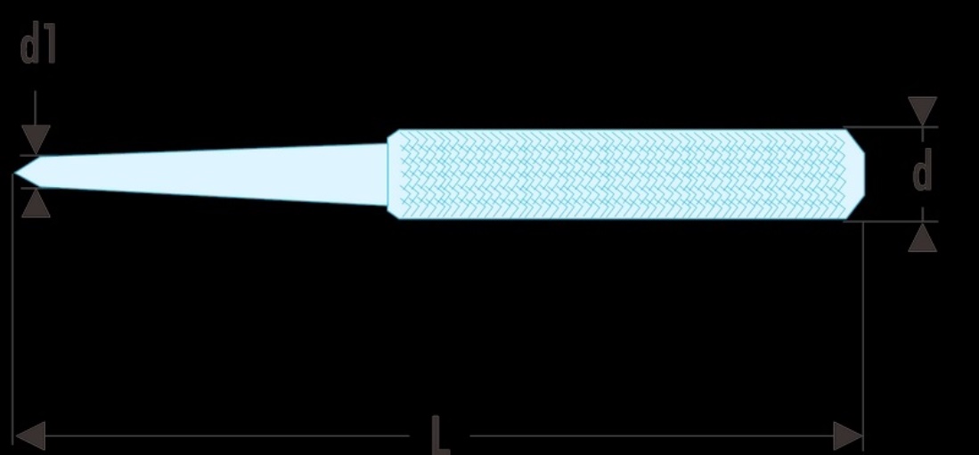 Facom 256.2.5 Praezisionskoerner Spitze 2,5 mm