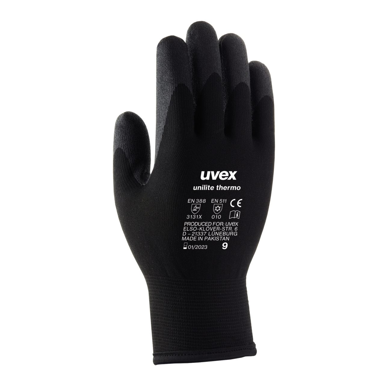 Uvex 6059307 Winterhandschuh unilite thermo 60593 Größe 7